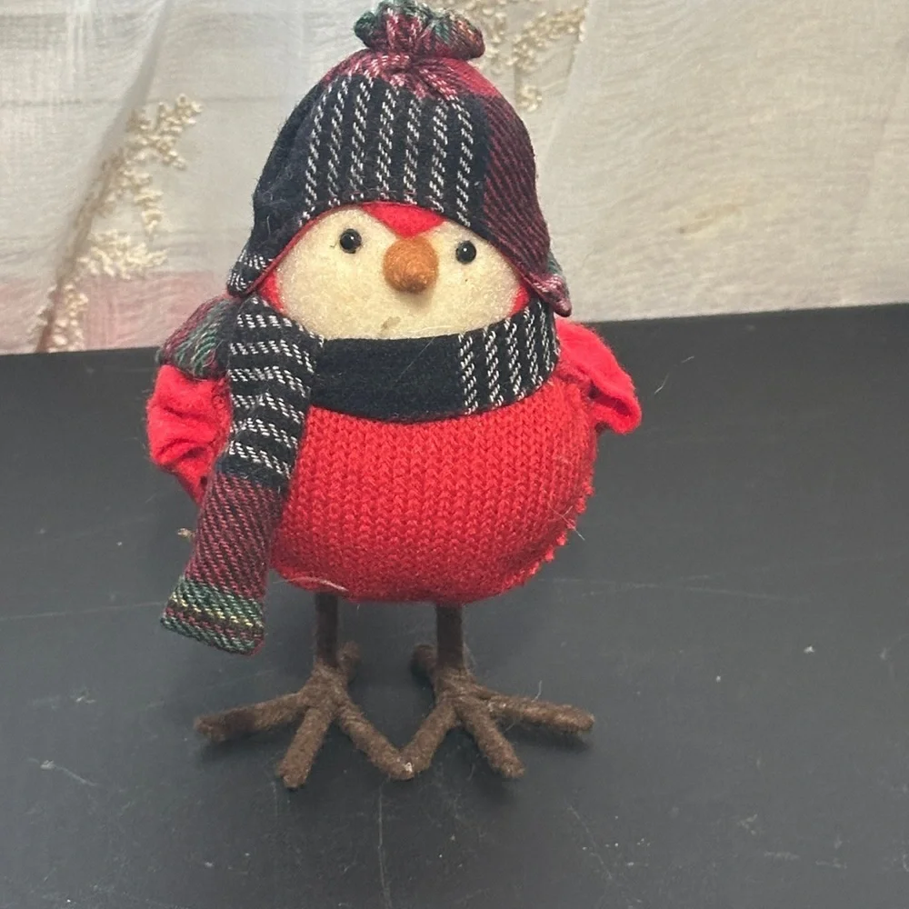 Target vintage winter bird decor